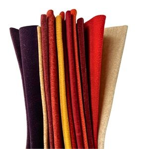 20 Designer Colorful Suede Fabric Swatches | Quilting Crafts Sewing Upholstery